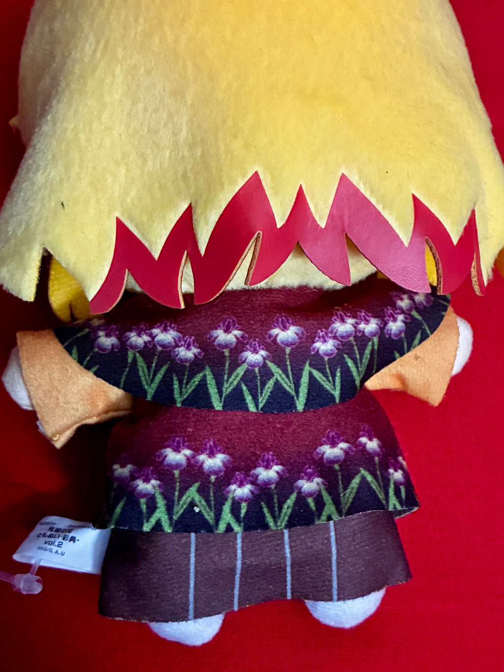 Rengoku fire hashira festive keychain plushie