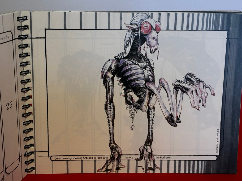 Star Wars episide 1 Y2K engagement calendar