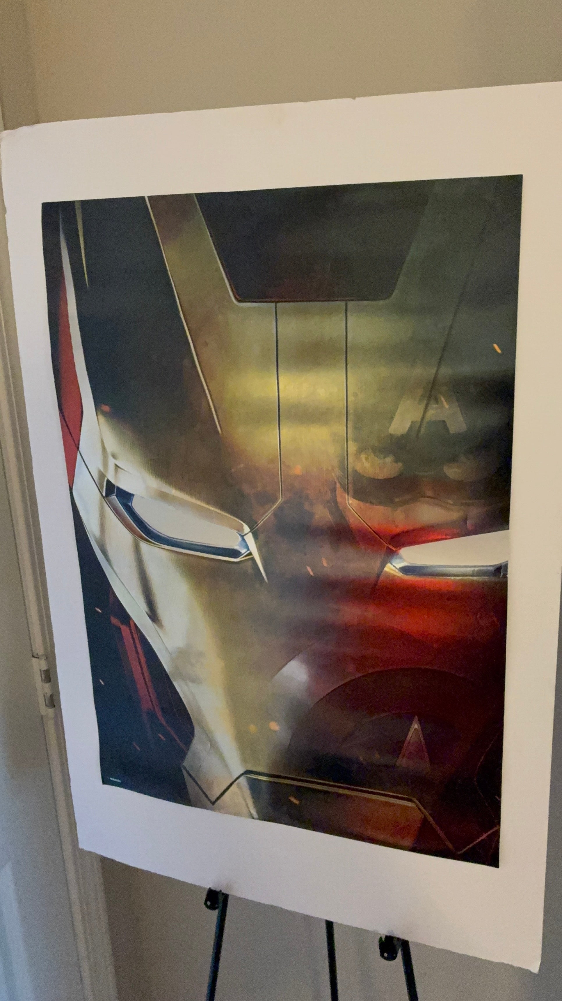Captain America “civil War” Metallic poster