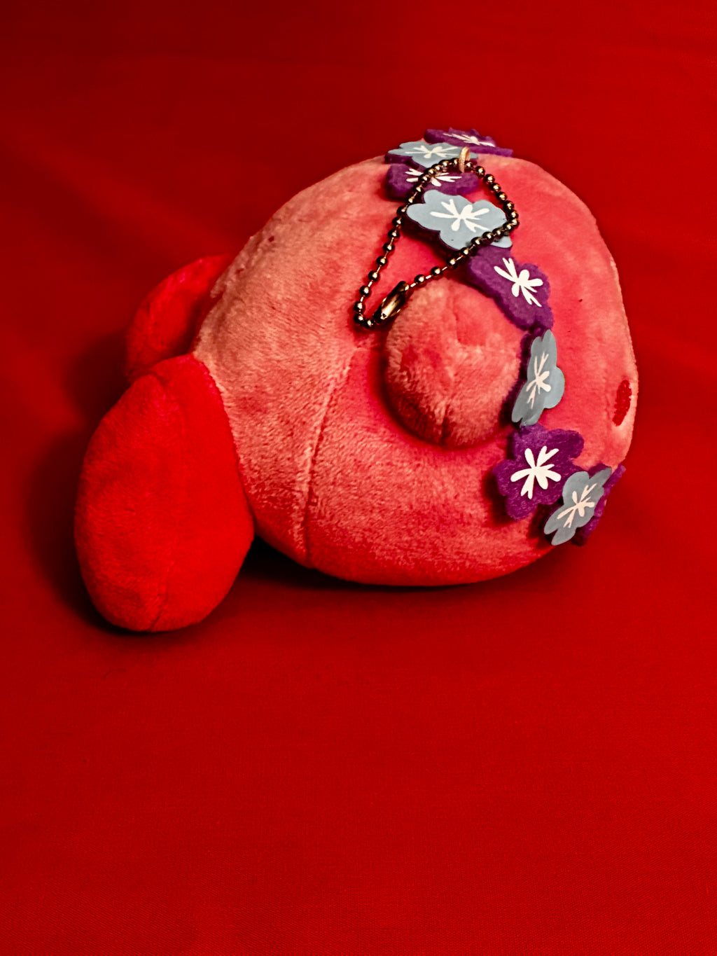 Floating Kirby keychain plushie
