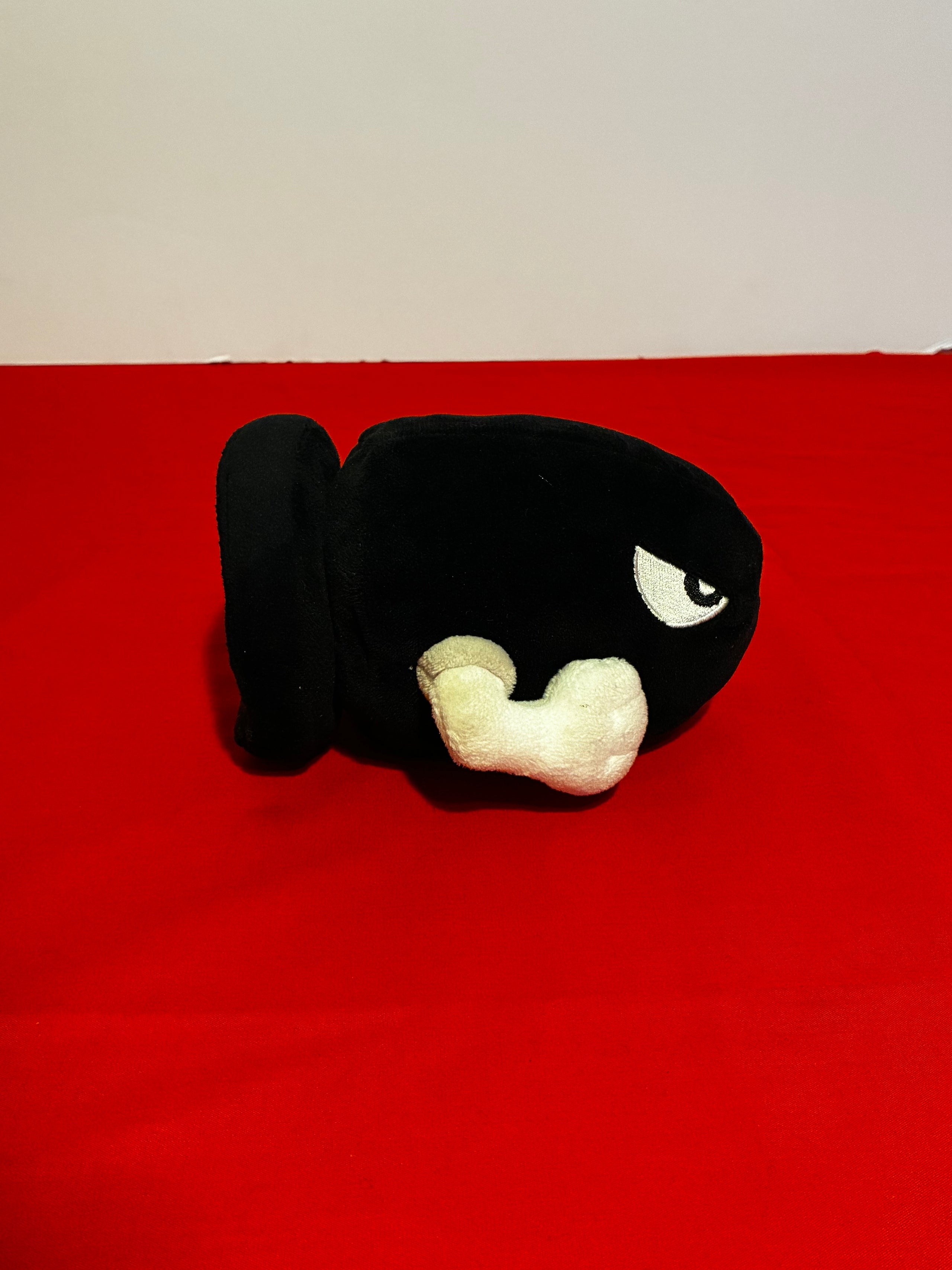 Miniature Bullet bill plushie