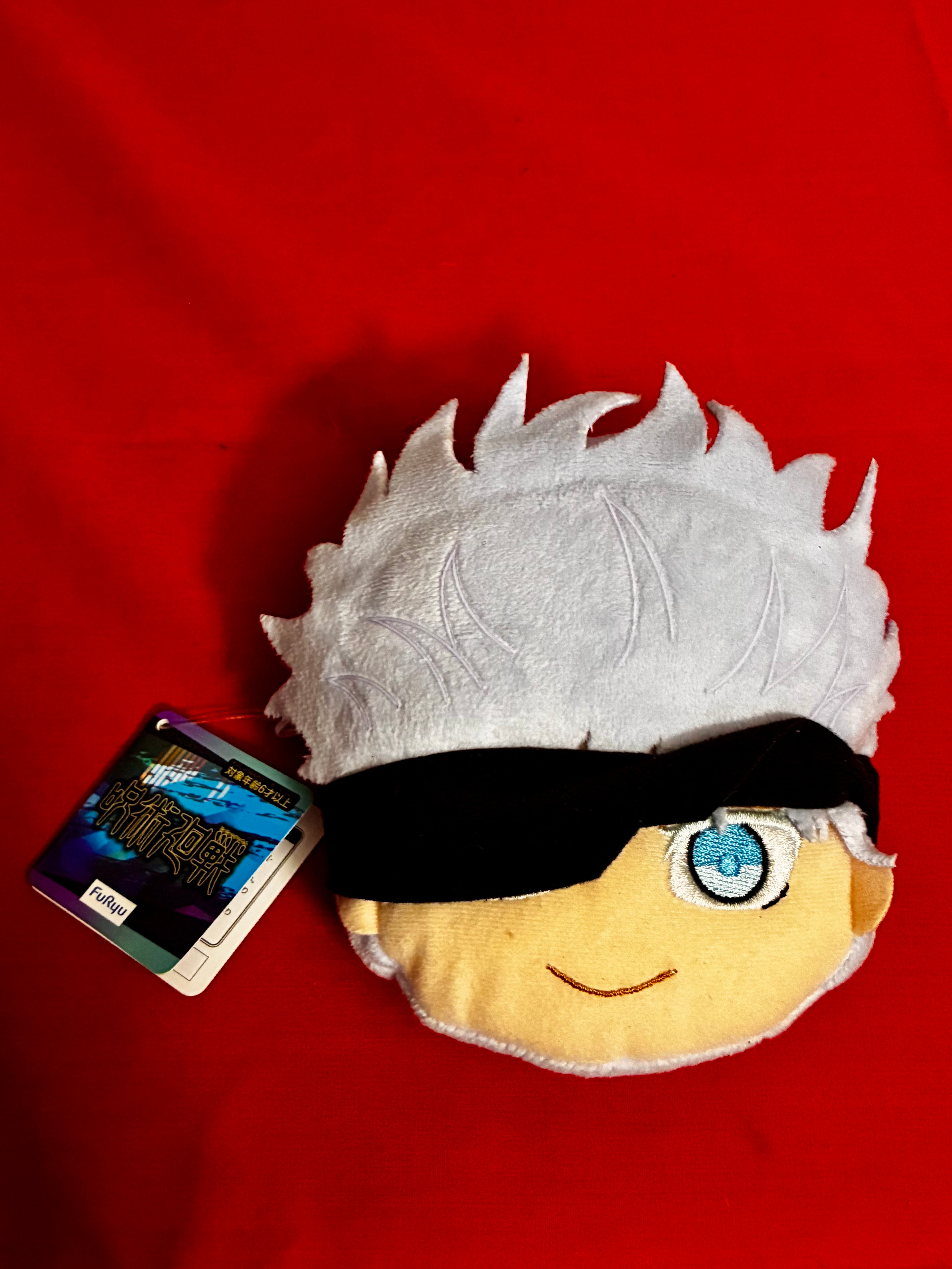Gojo Satoru plush face pouch