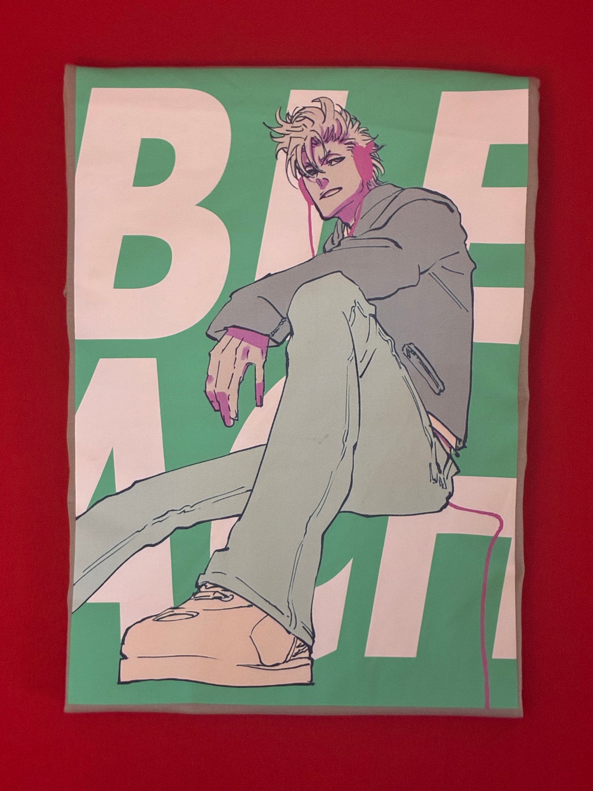 Official BLEACH "Klub Outside" Grimmjow T-Shirt