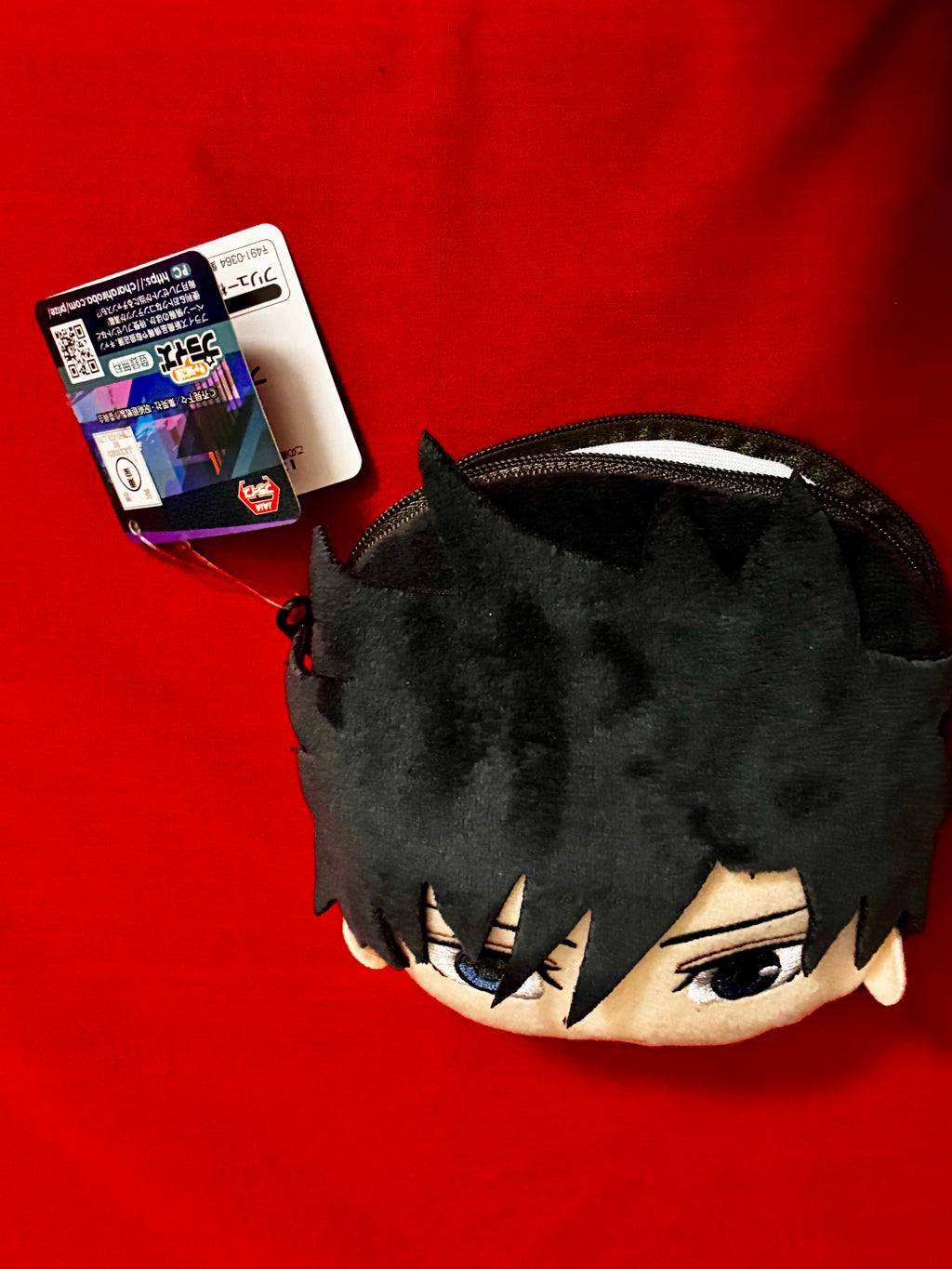 Megumi Fushiguro plush face pouch