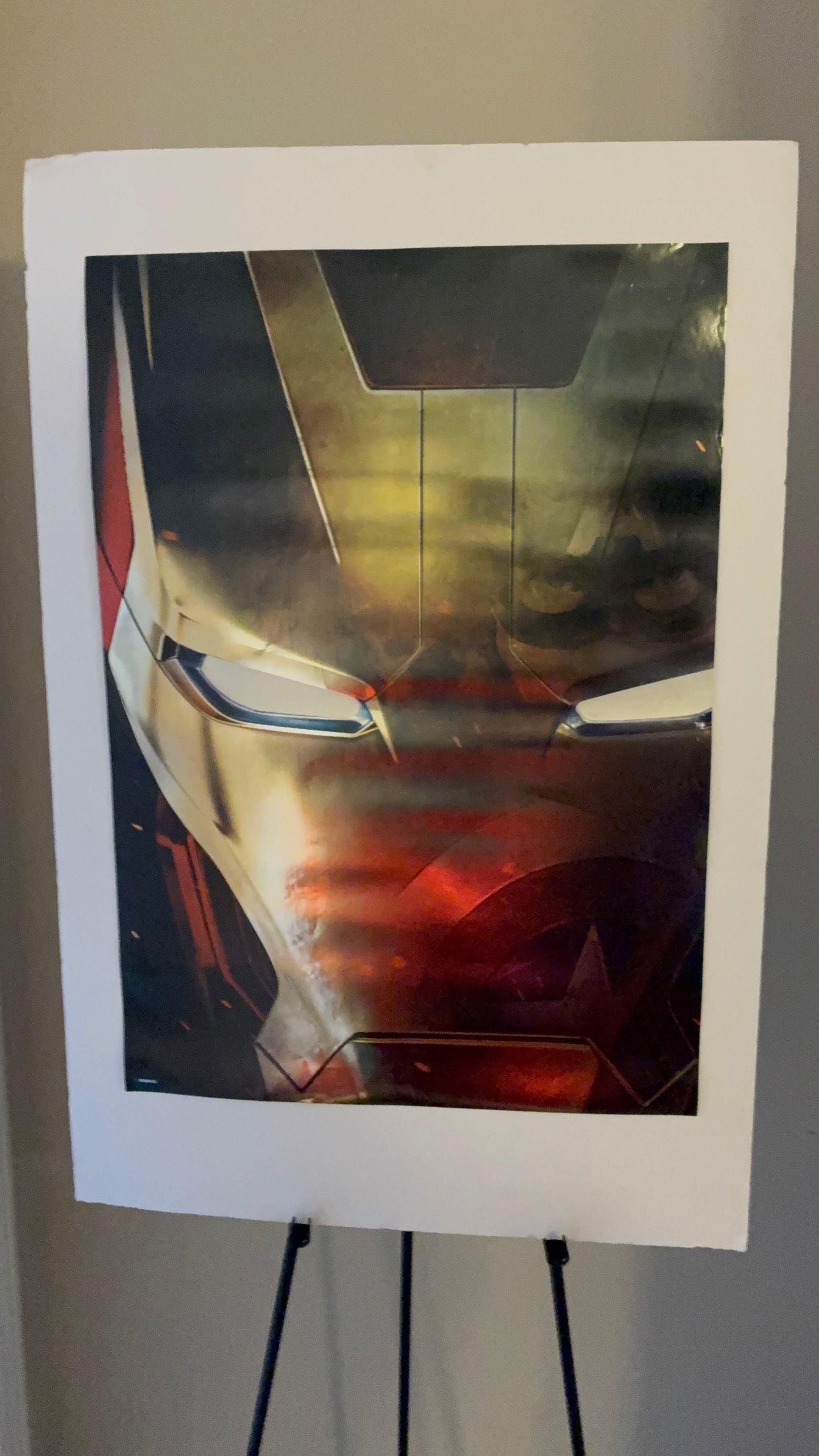 Captain America “civil War” Metallic poster