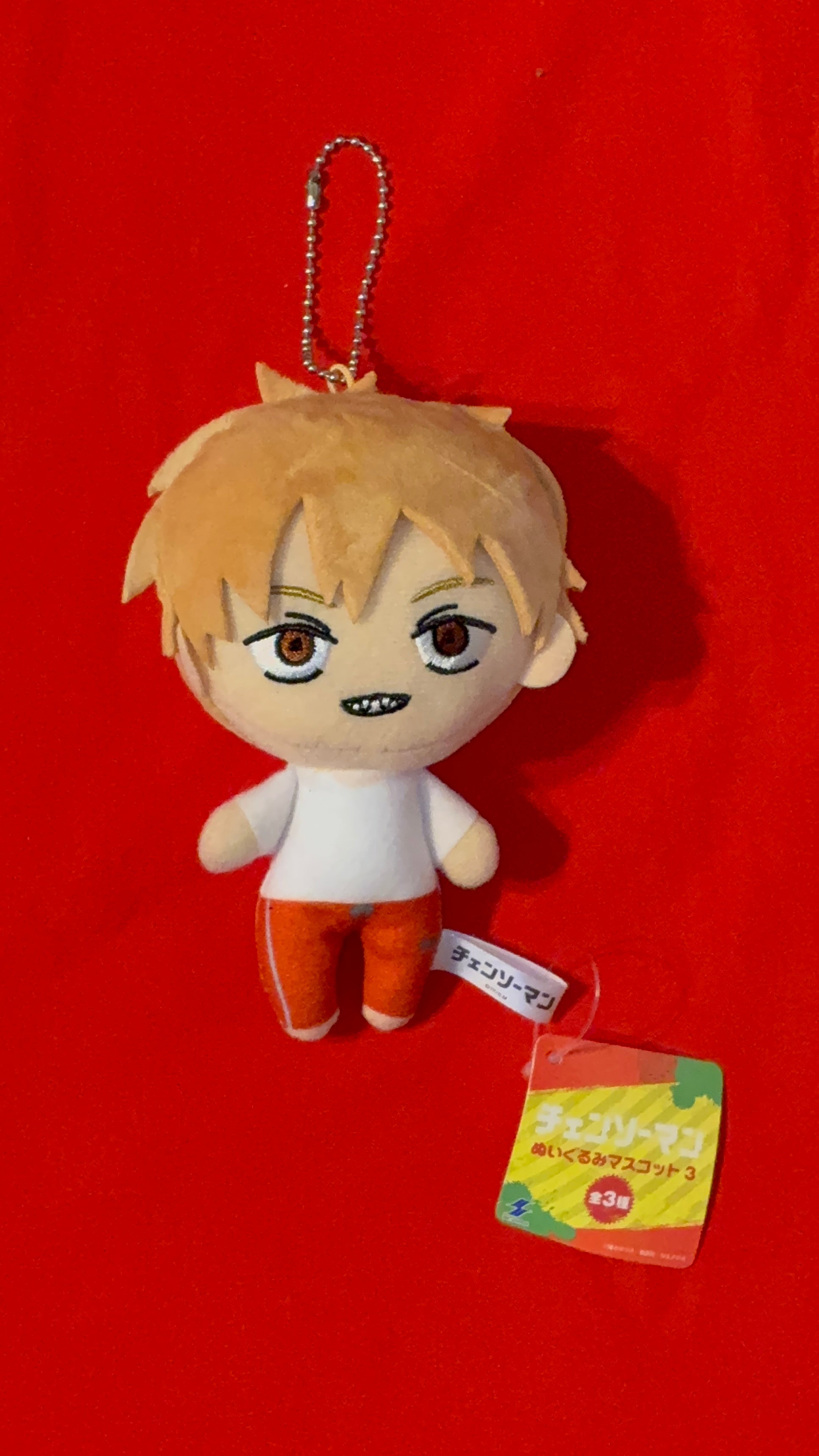 Chainsaw man plushie keychain accessories