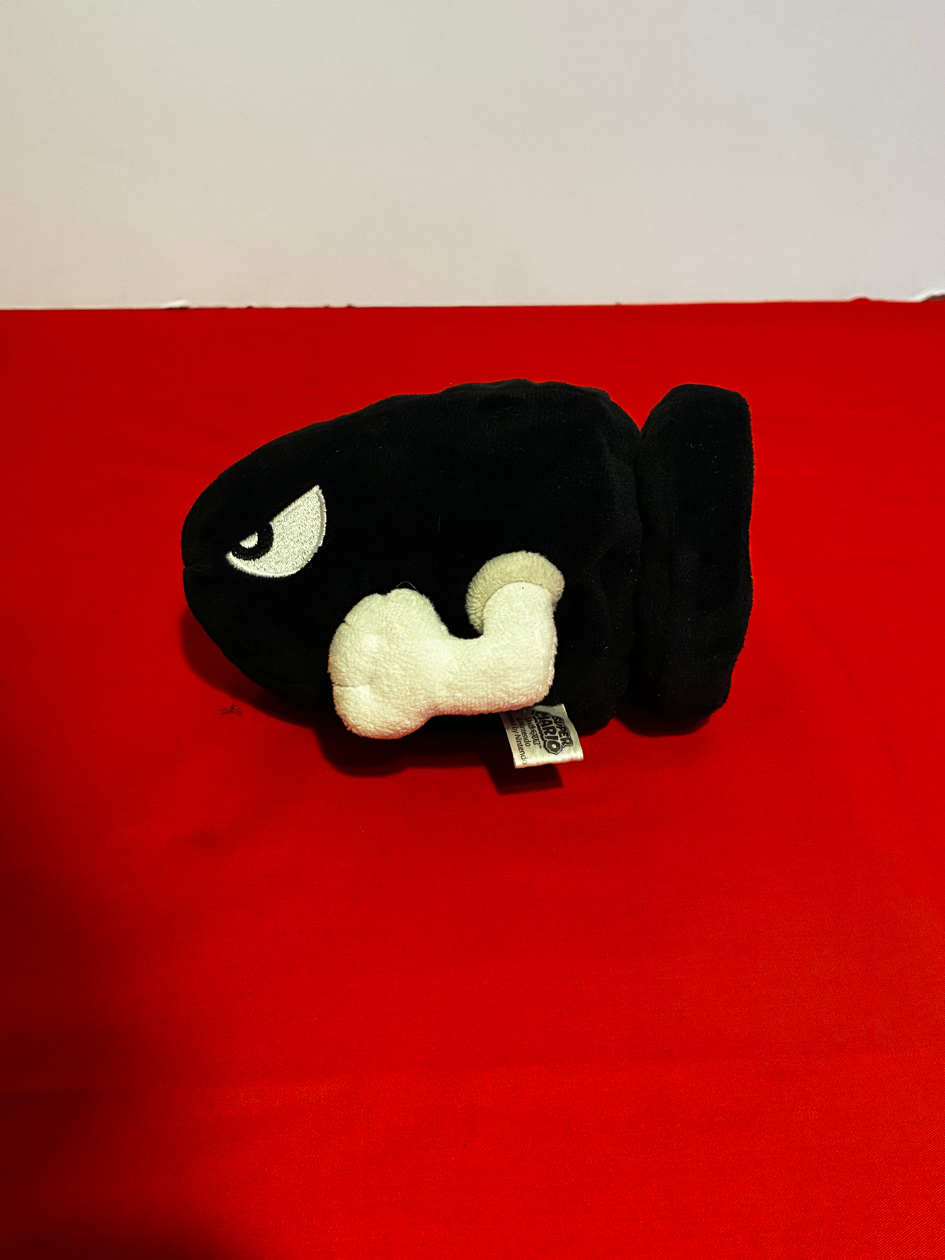 Miniature Bullet bill plushie