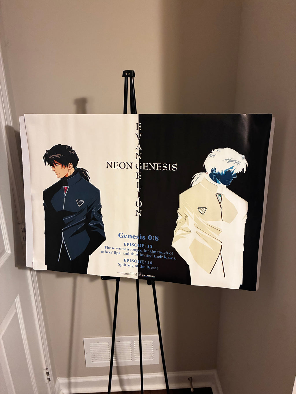 Neon Genesis Evangelion Ryoji Kaji “Negative” poster