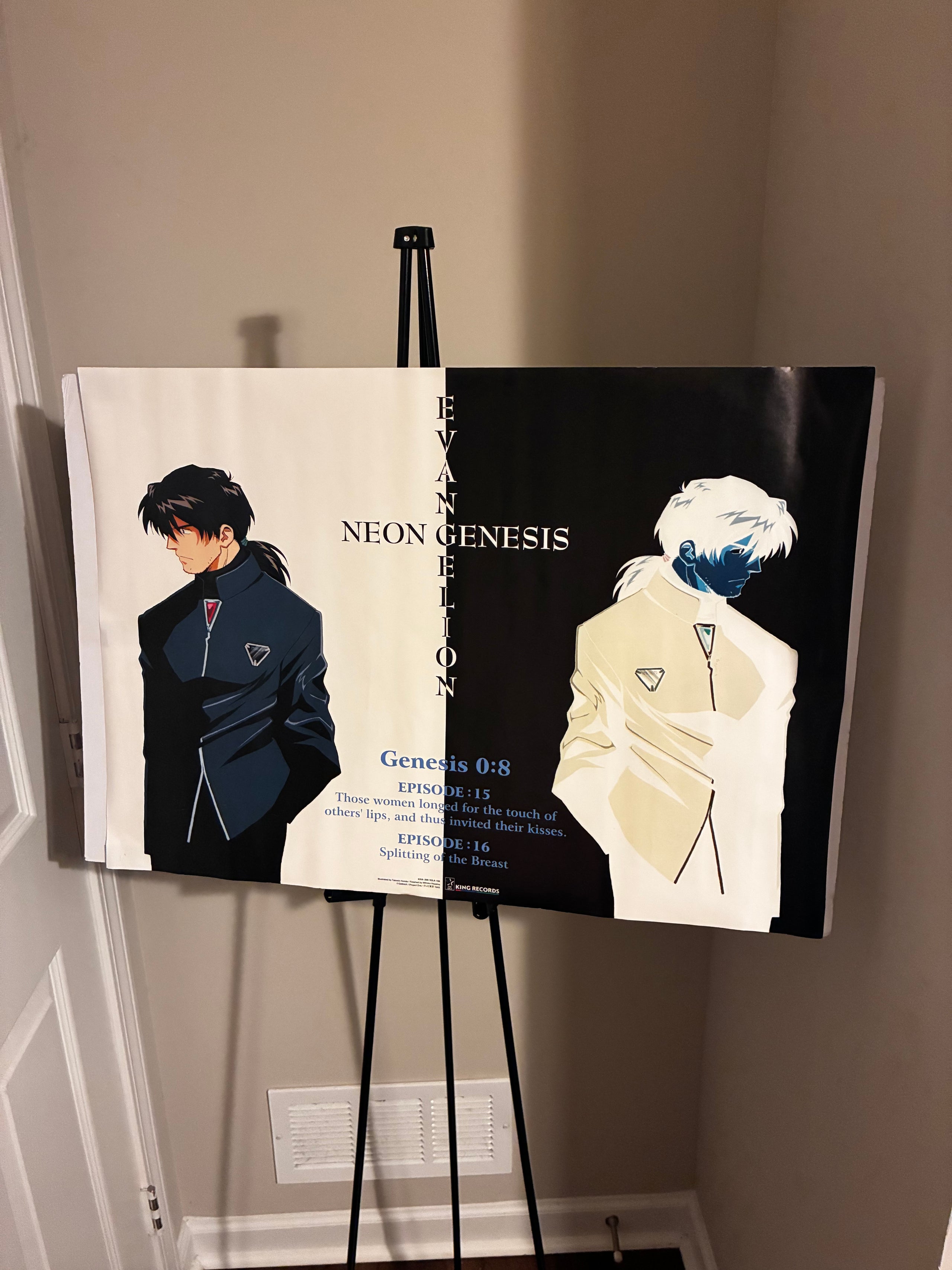 Neon Genesis Evangelion Ryoji Kaji “Negative” poster