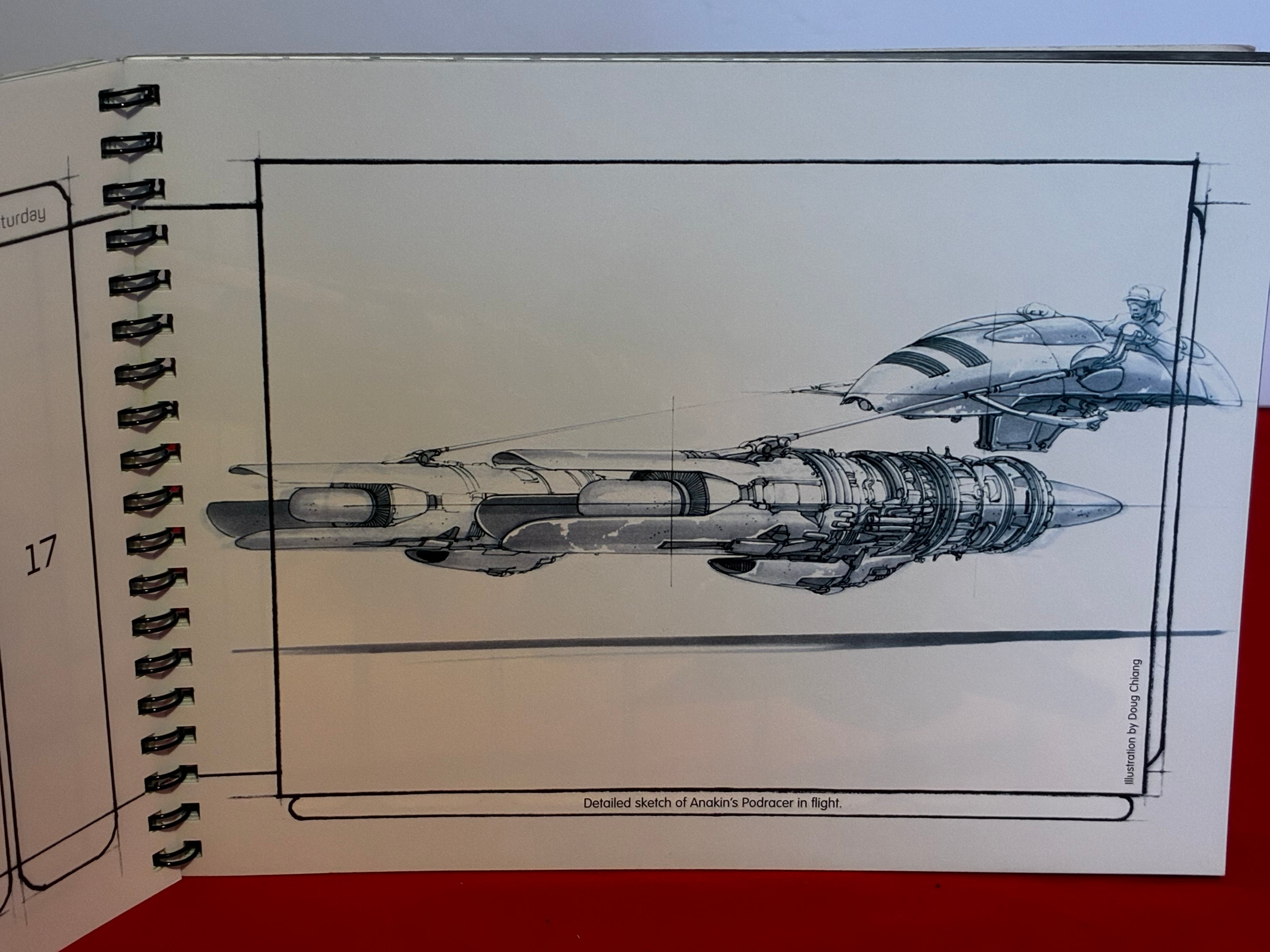 Star Wars episide 1 Y2K engagement calendar