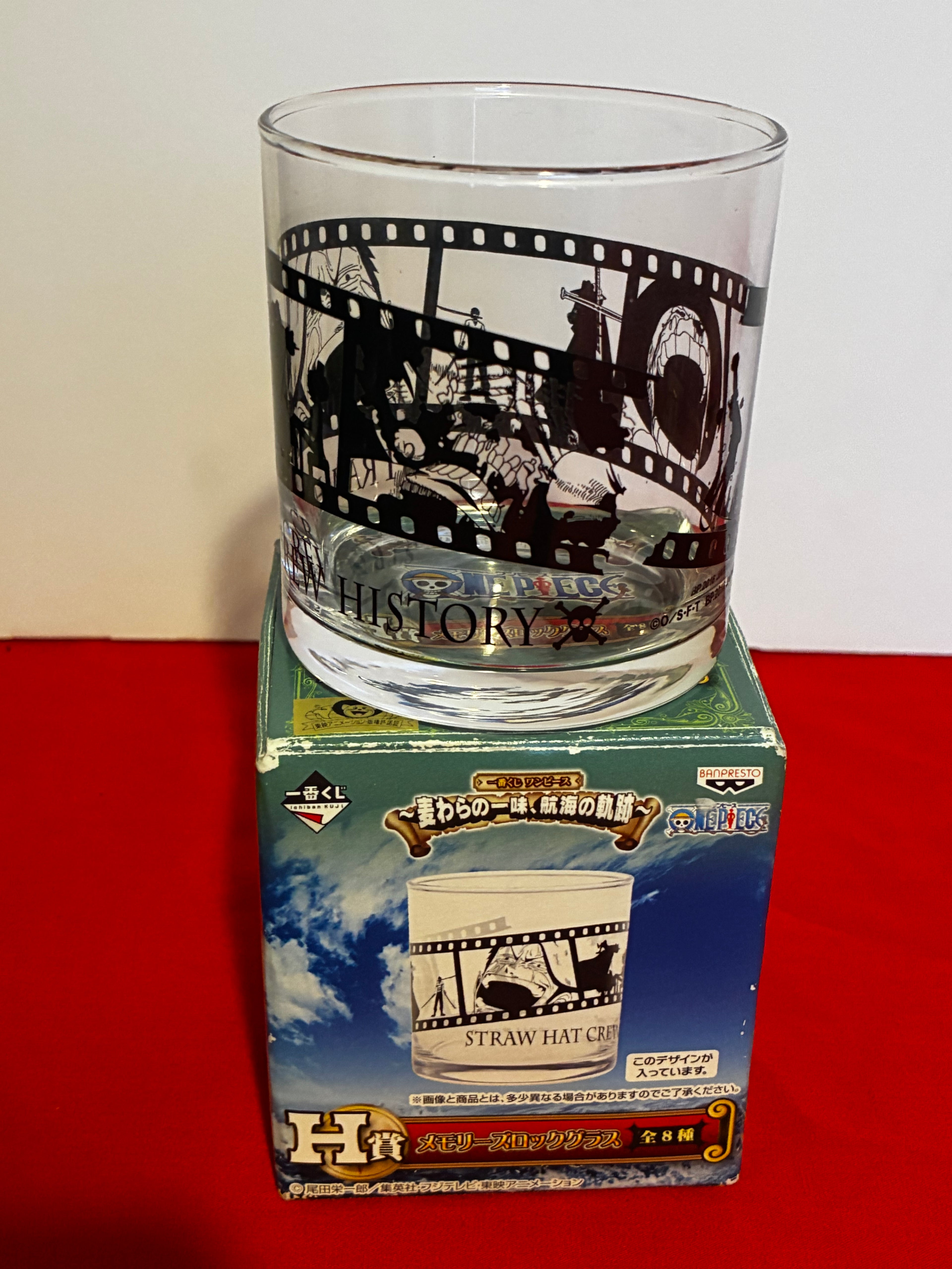 One Piece Strawhat Crew history glass