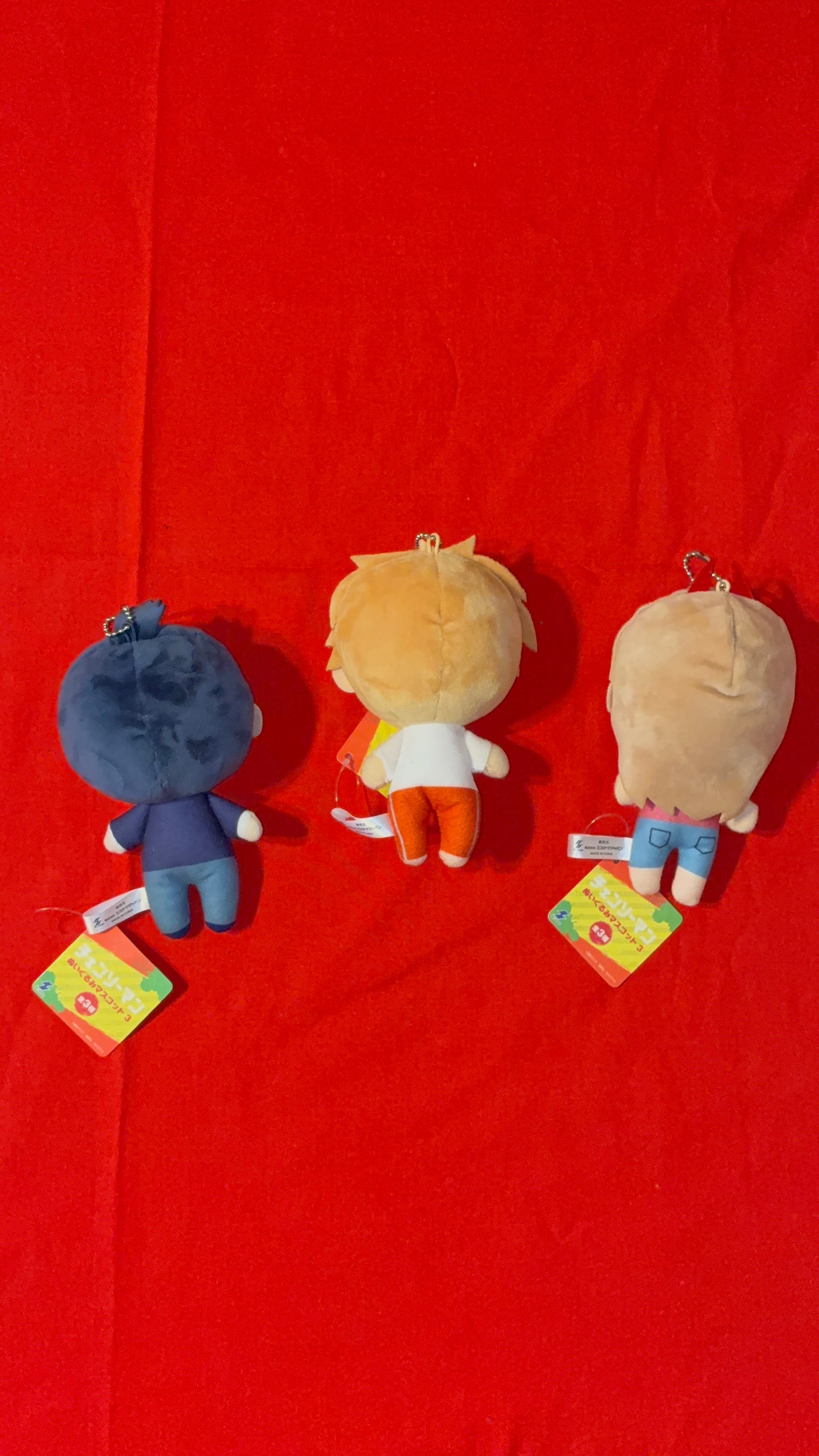 Chainsaw man plushie keychain accessories