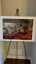 Captain America “civil War” Group Metallic poster