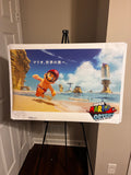 Super Mario Oddessey Beach Vacation Poster