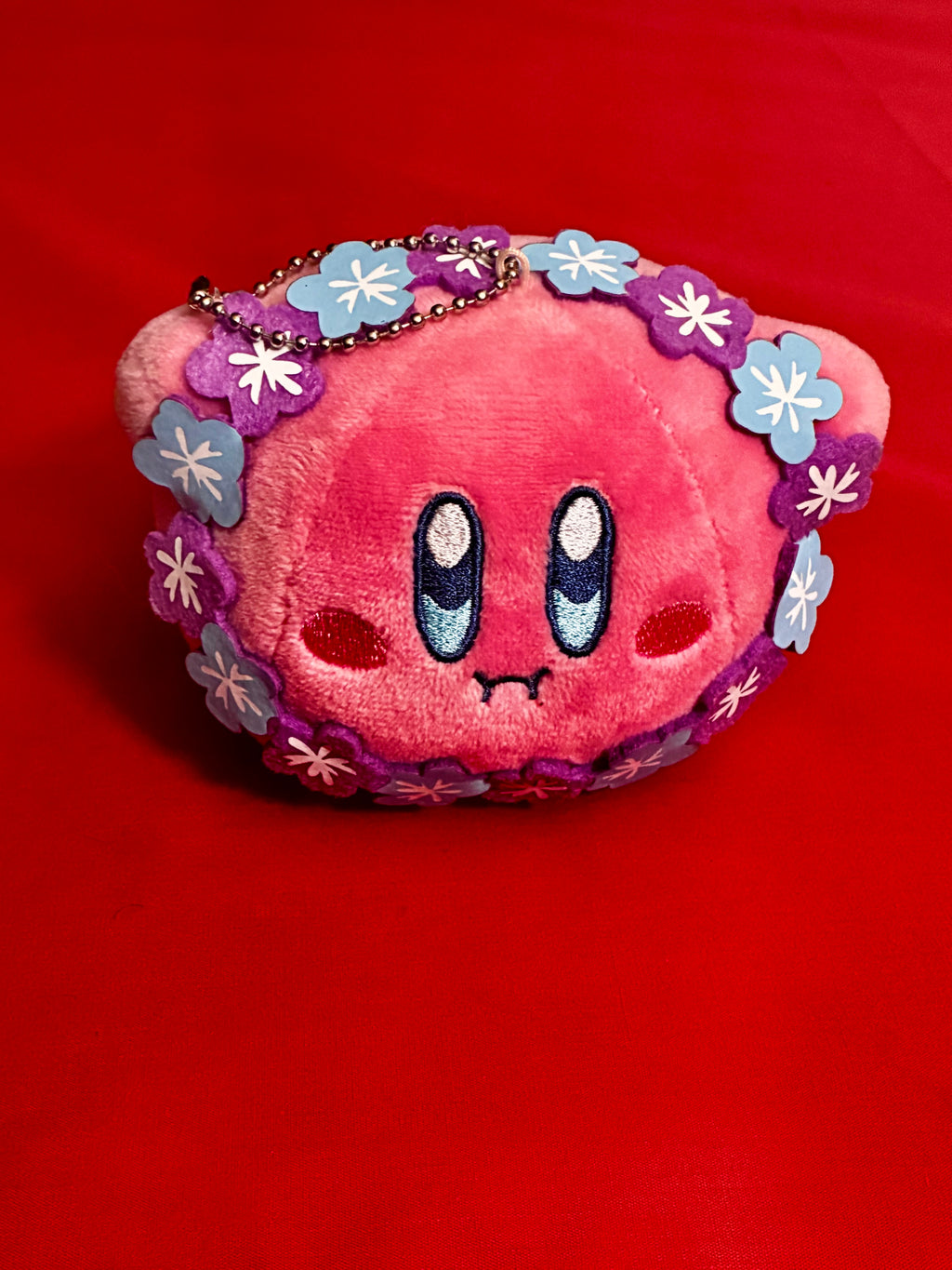 Floating Kirby keychain plushie