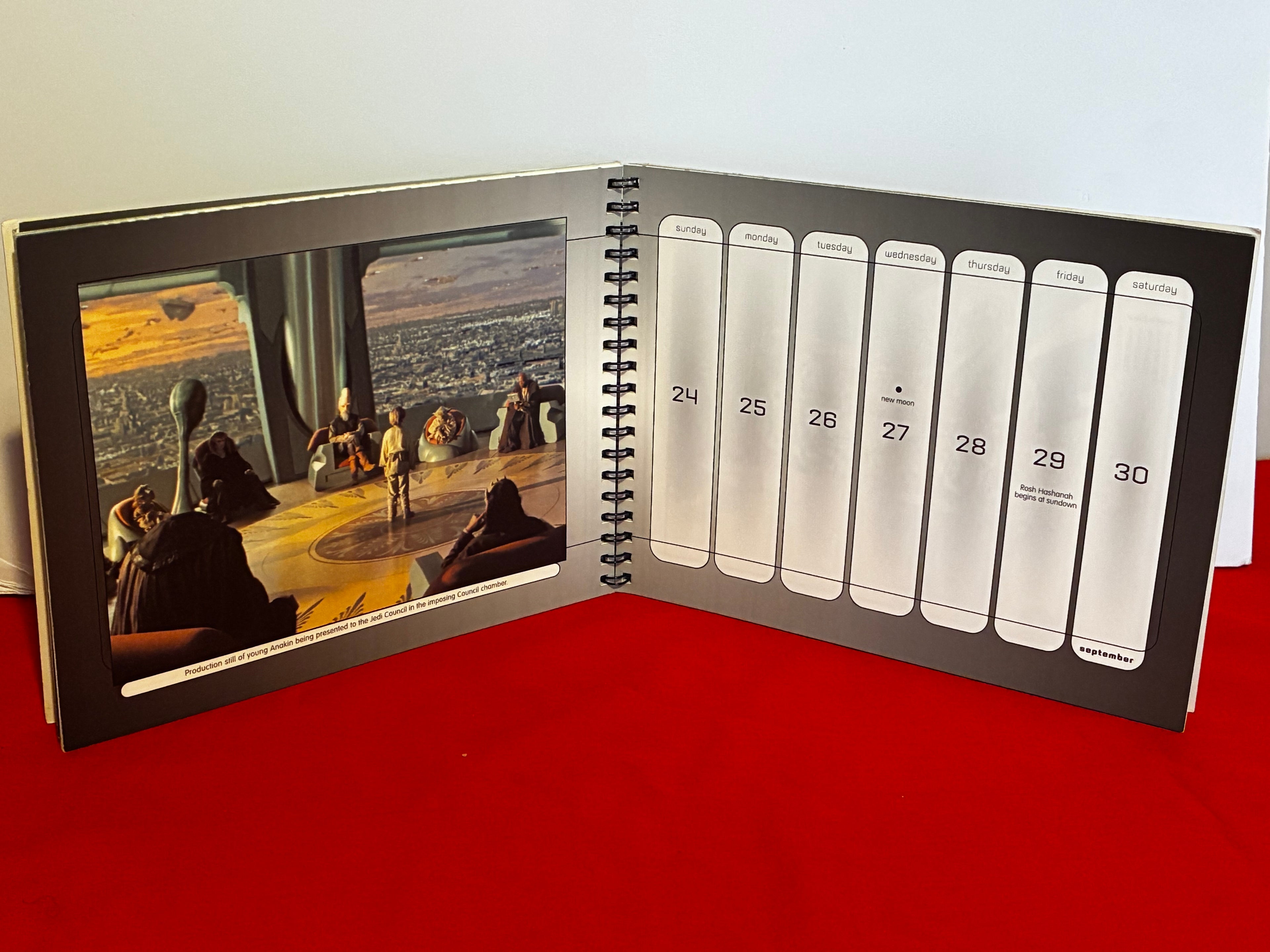 Star Wars episide 1 Y2K engagement calendar