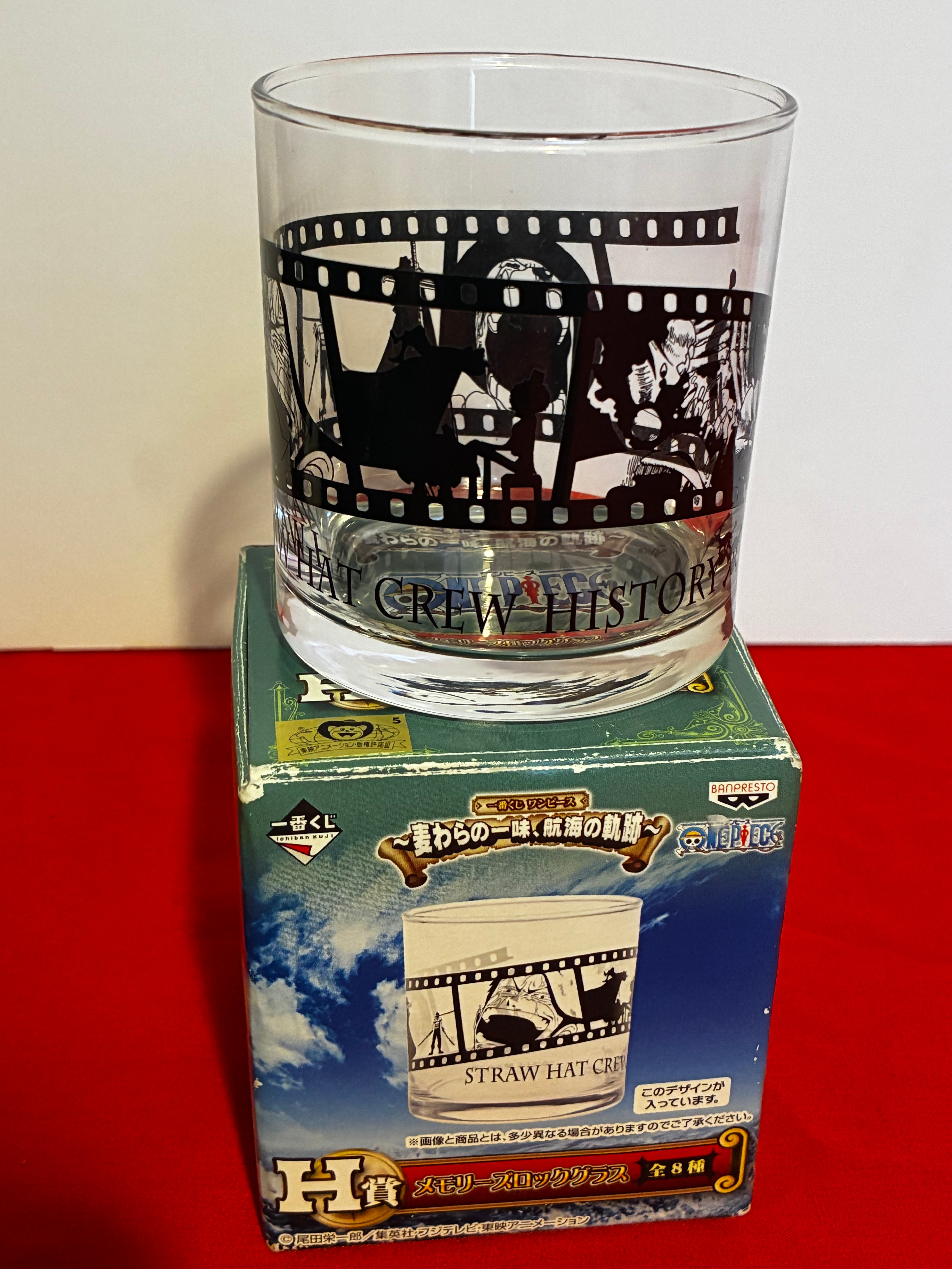 One Piece Strawhat Crew history glass