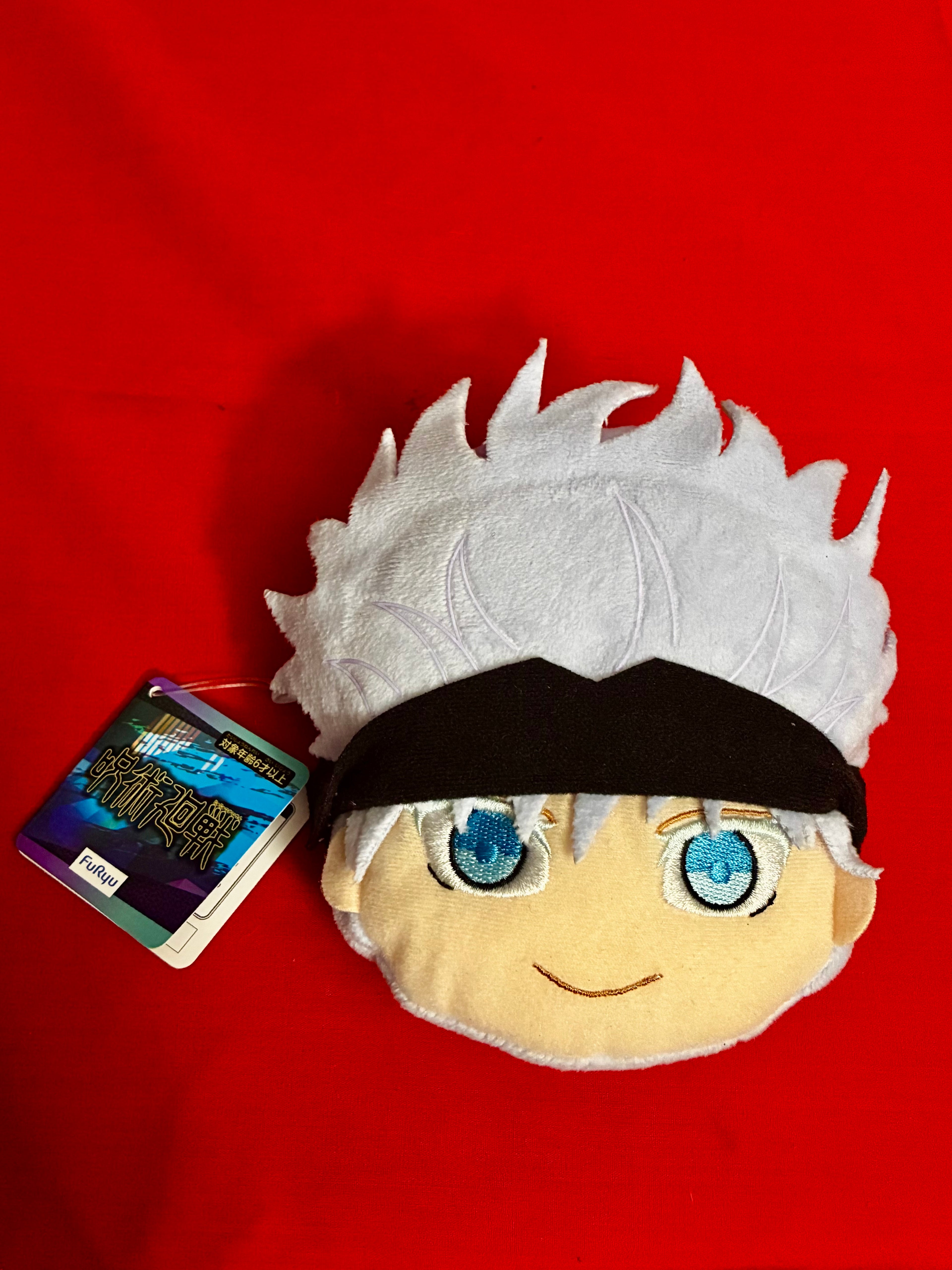 Gojo Satoru plush face pouch