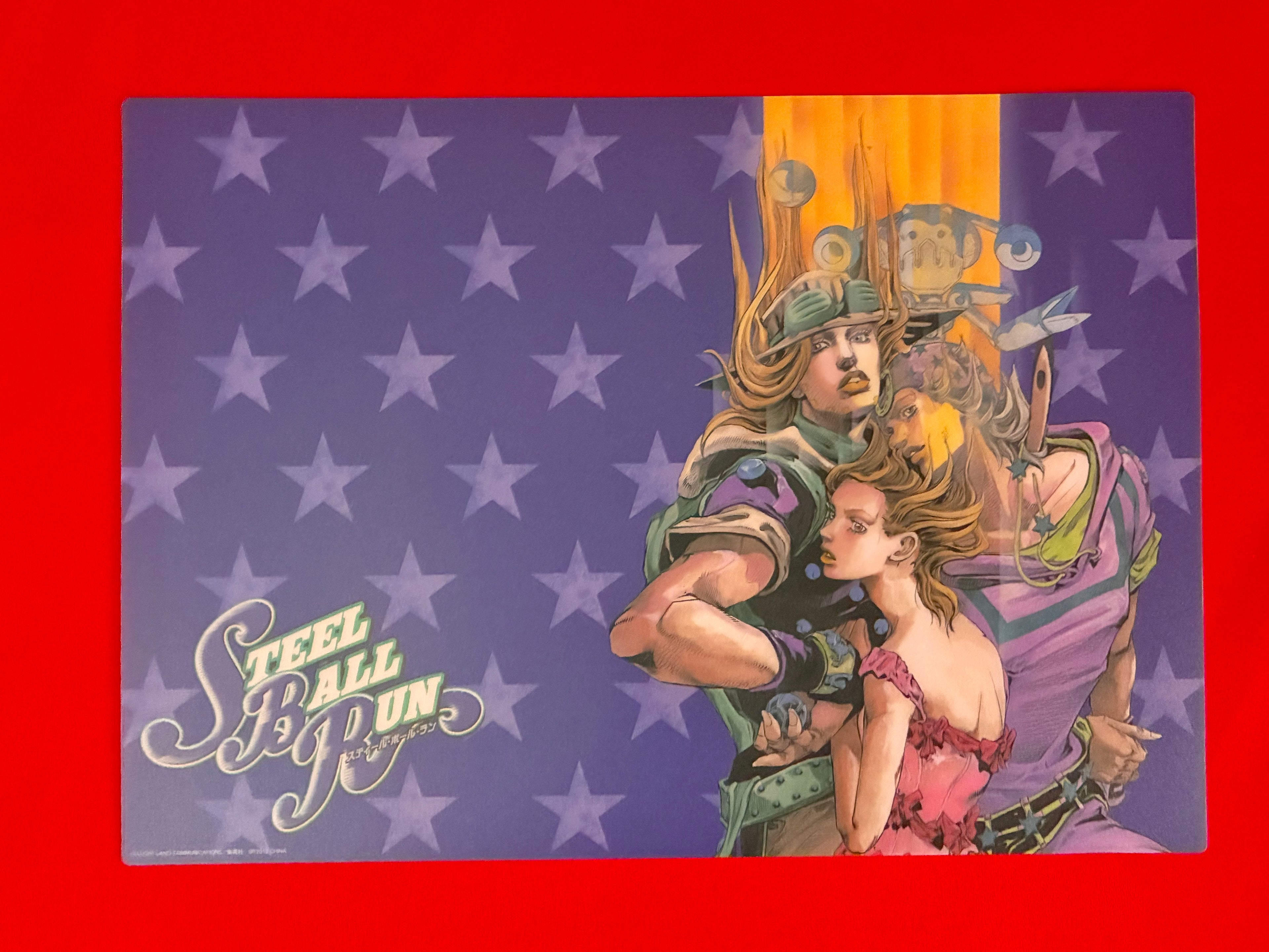 JoJo’s Bizarre Adventure Steel Ball Run Ichiban Kuji J Prize Visual Desk Mat & Sticker (Choose Your Design)