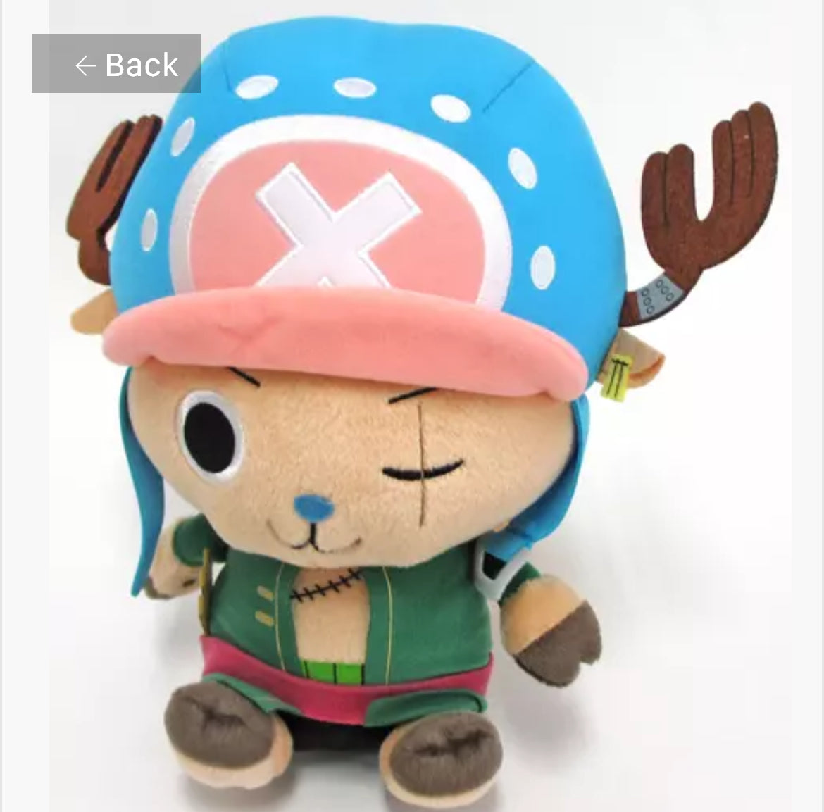 One piece “Chopper” plushie (Zoro ver.)