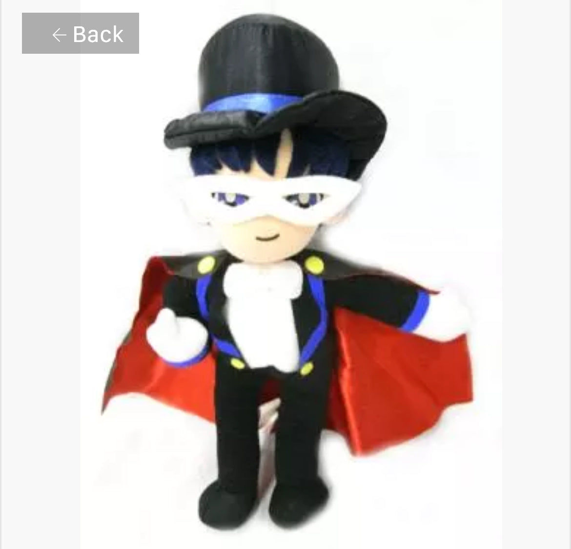 Tuxedo Mask (Sailor moon)  Plushie keychain