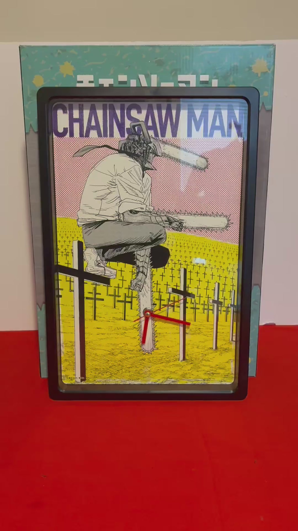 Chainsaw man Graveyard wall clock