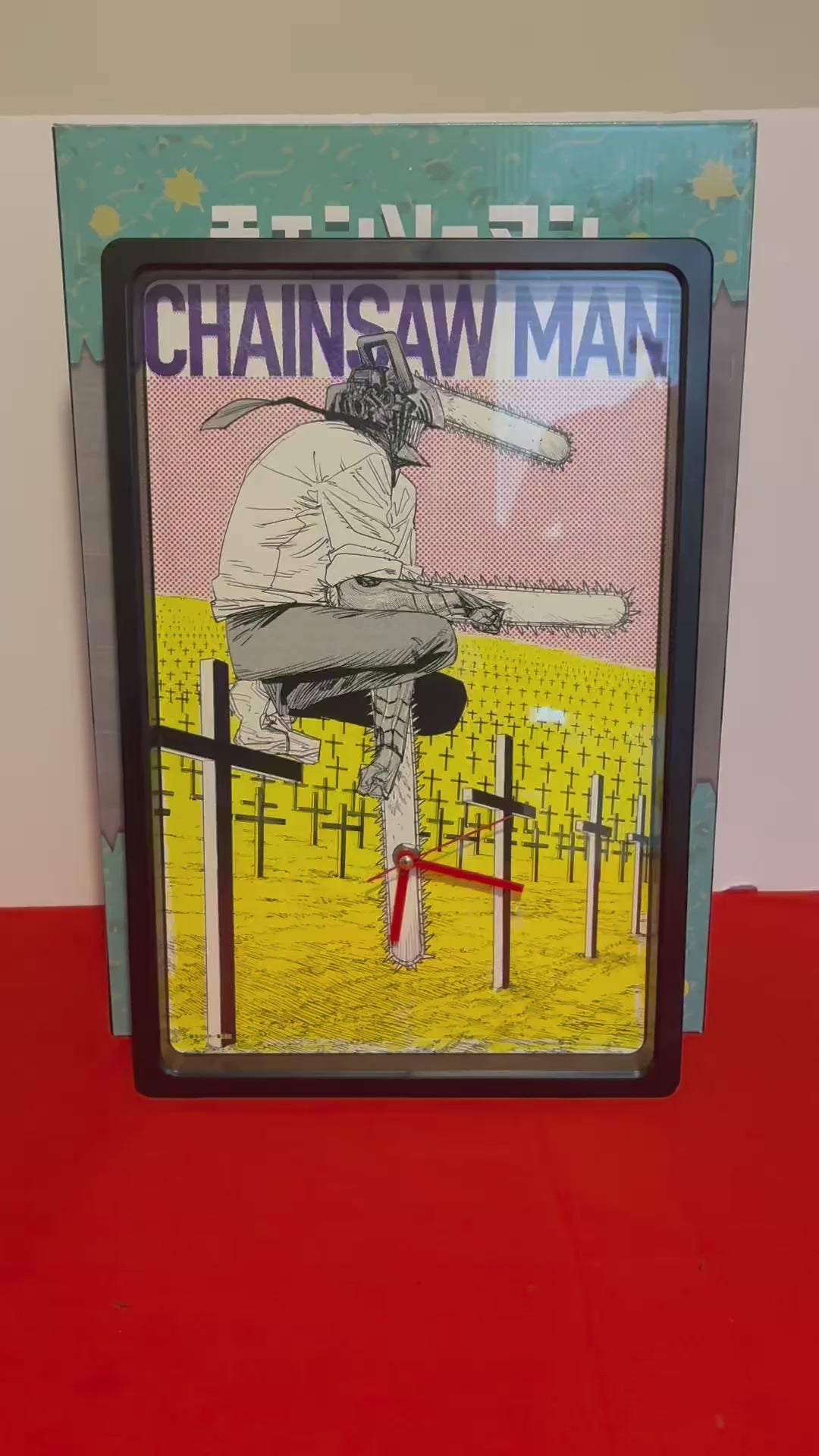 Chainsaw man Graveyard wall clock