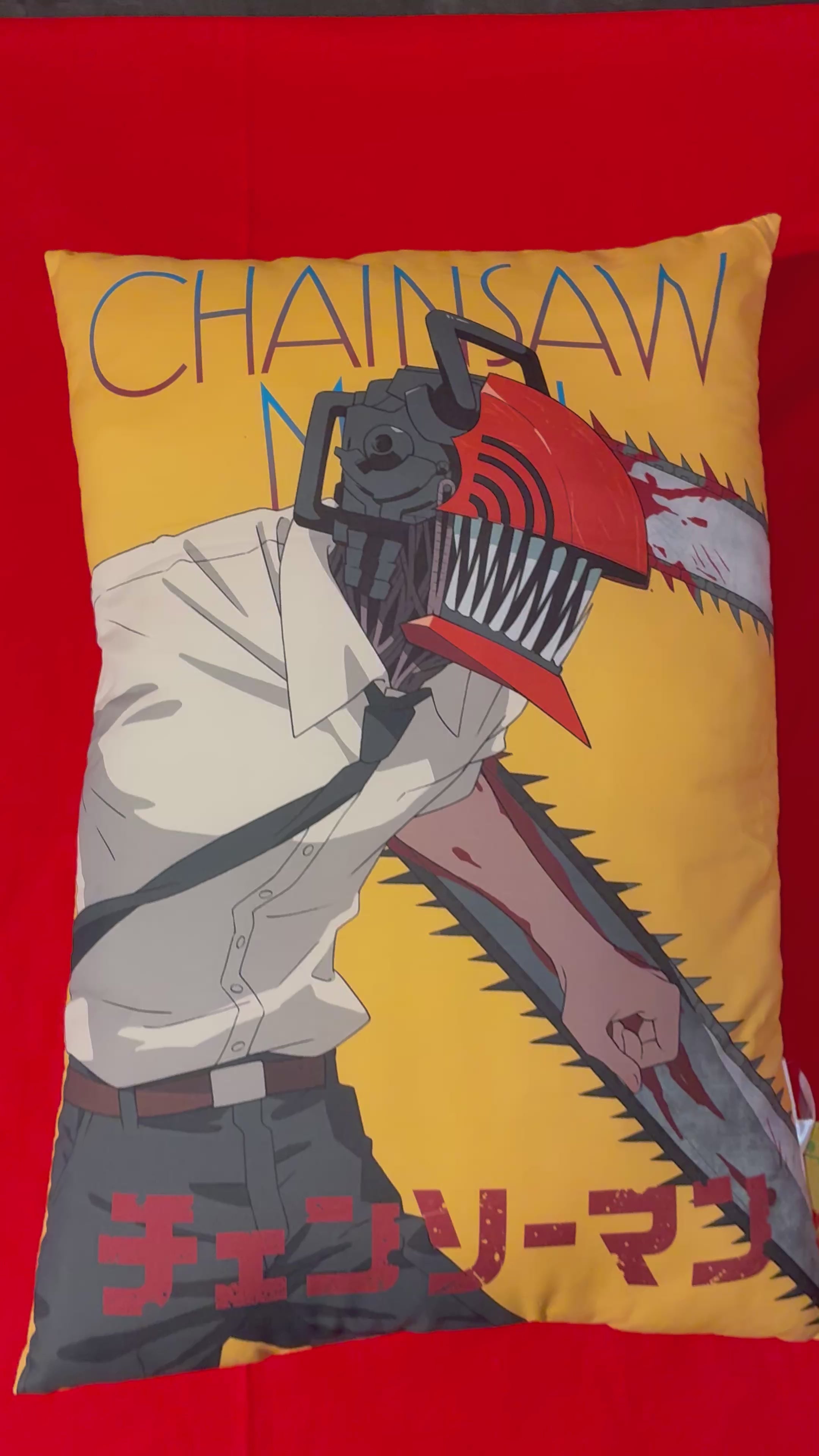 Chainsaw man “Hybrid” form body pillow