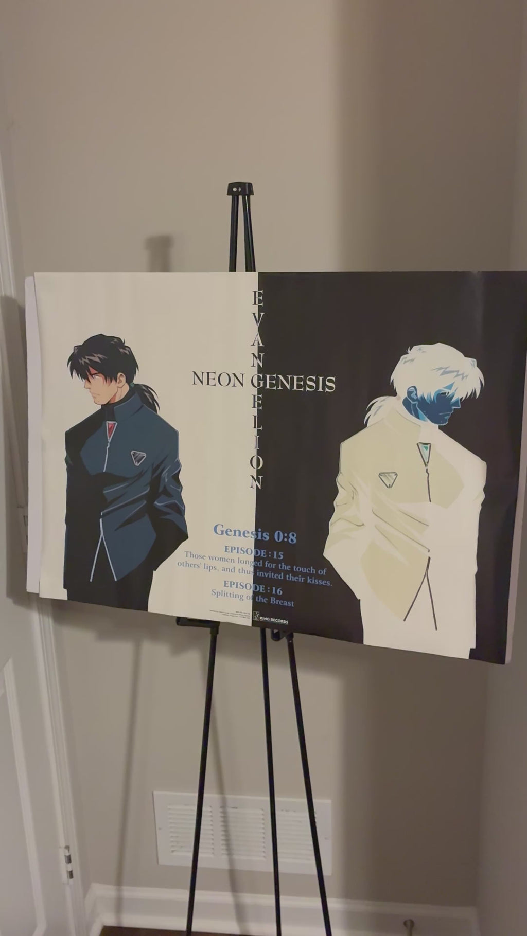 Neon Genesis Evangelion Ryoji Kaji “Negative” poster
