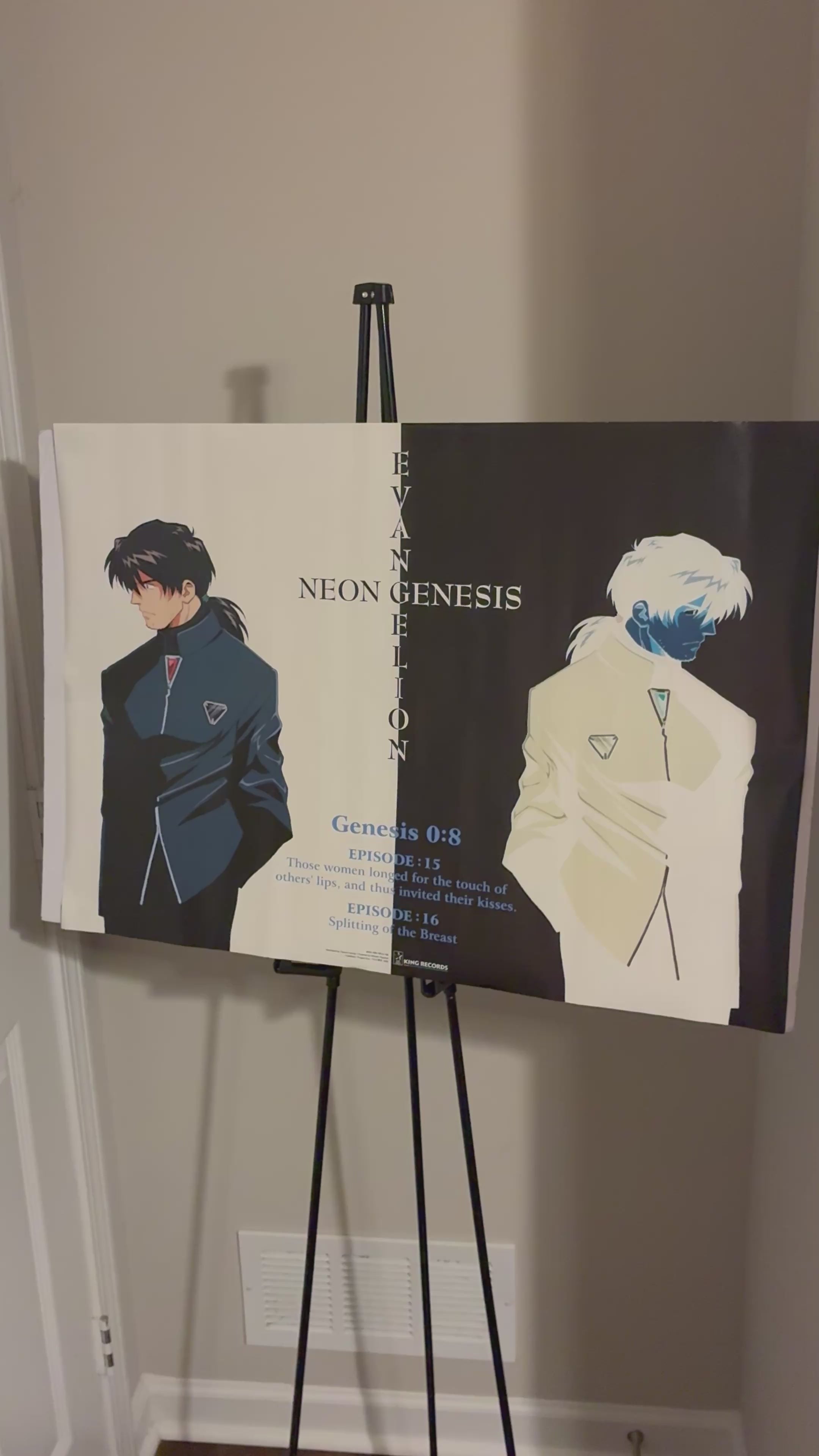 Neon Genesis Evangelion Ryoji Kaji “Negative” poster
